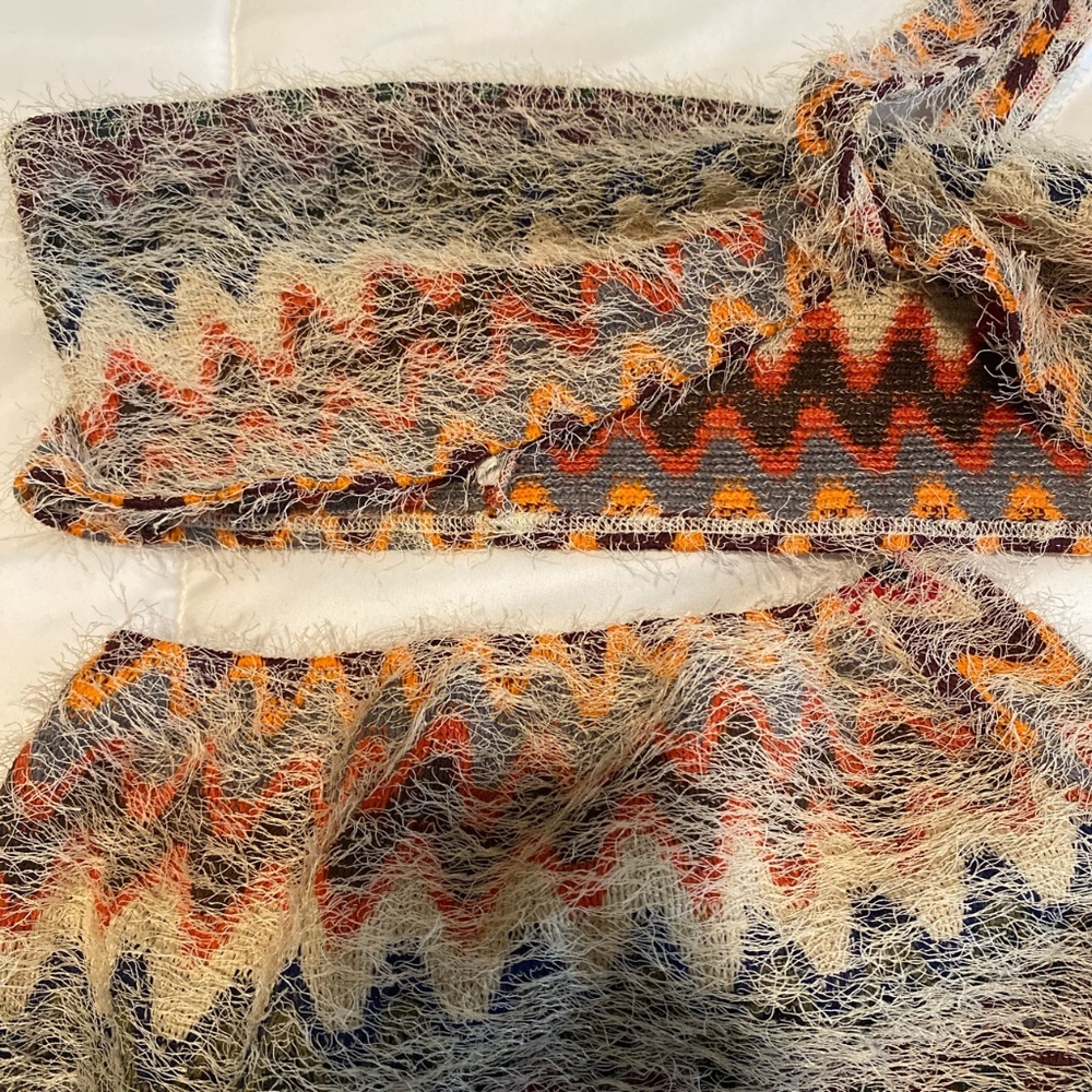 Two piece fur like set